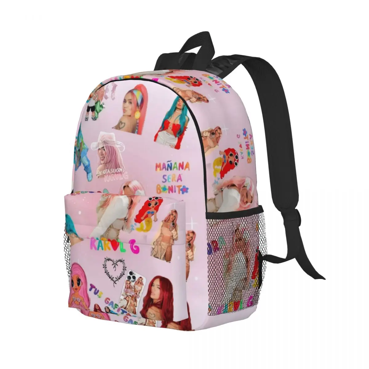 Manana Sera Bonito Karol New Fashionable Pattern School Bag Print Lightweight Backpack 15inch