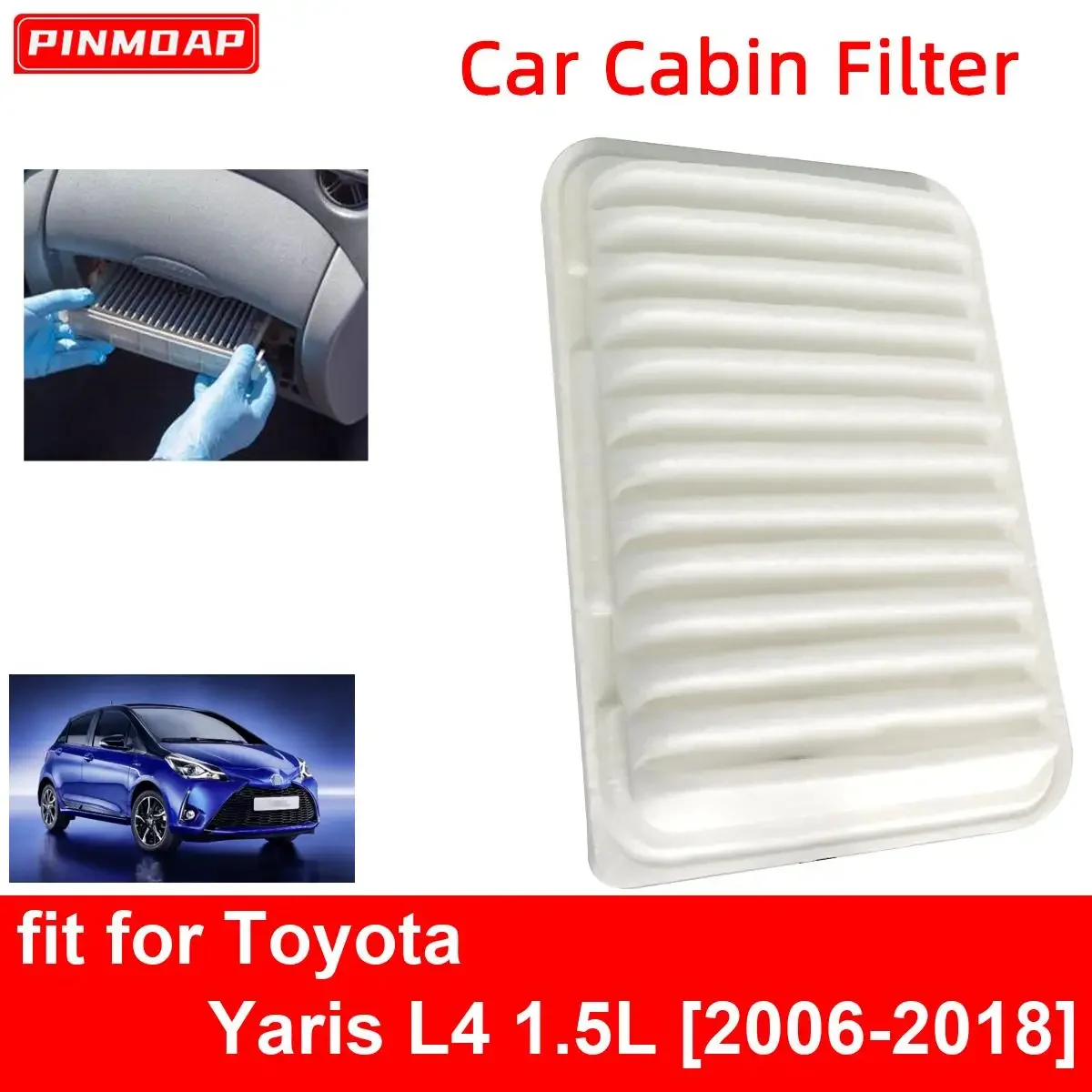 

Car Engine Cabin Air Filter for Pontiac Vibe L4 1.8L 2009-2010 Auto Filters Carbon Fiber CA10190 17801-0D060 17801-0T030