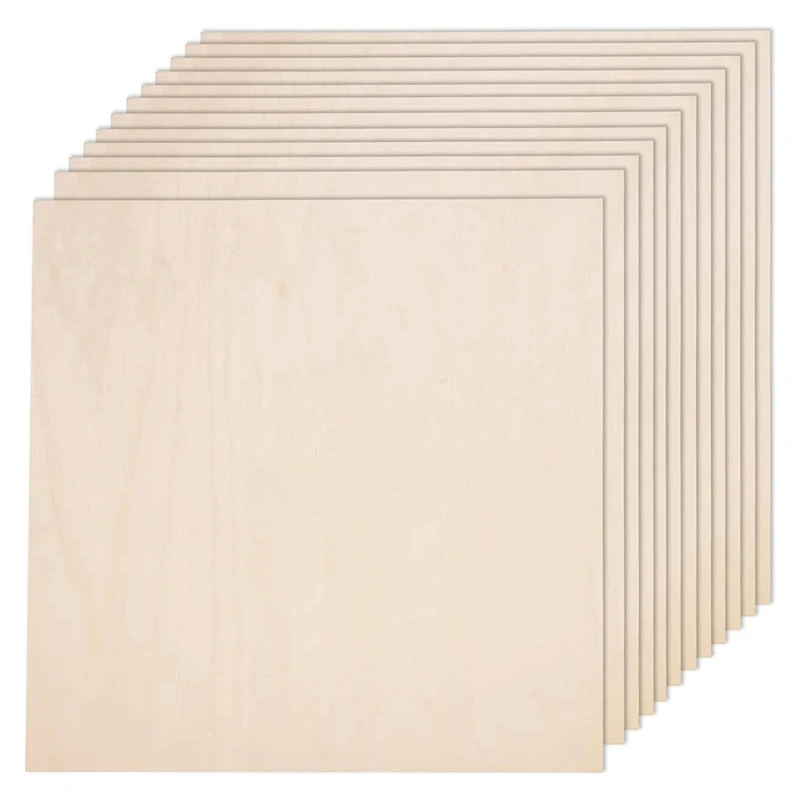 

Basswood Board,Basswood Sheet Plywood Smooth Craft Wood Board For Laser Cutting,DIY Building Model 30X30x0.3Cm