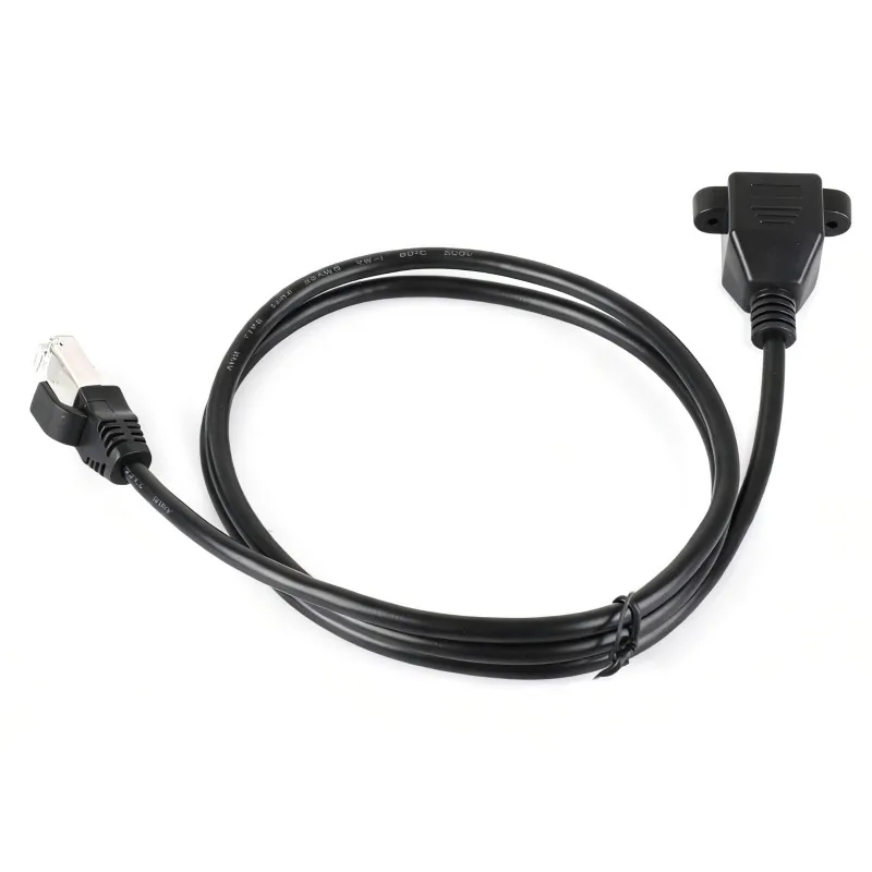 RJ45 Ethernet Extension Cable,Nickel-plated Iron Shell Protection,Providing Effective Interference Shielding,Flexible PVC Jacket