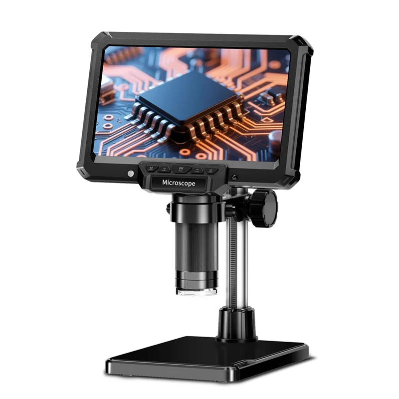 

ABSQ-Digital Microscope HD Video Microscope For PCB Repair Plants PC View Industrial Maintenance Inspection Magnifier