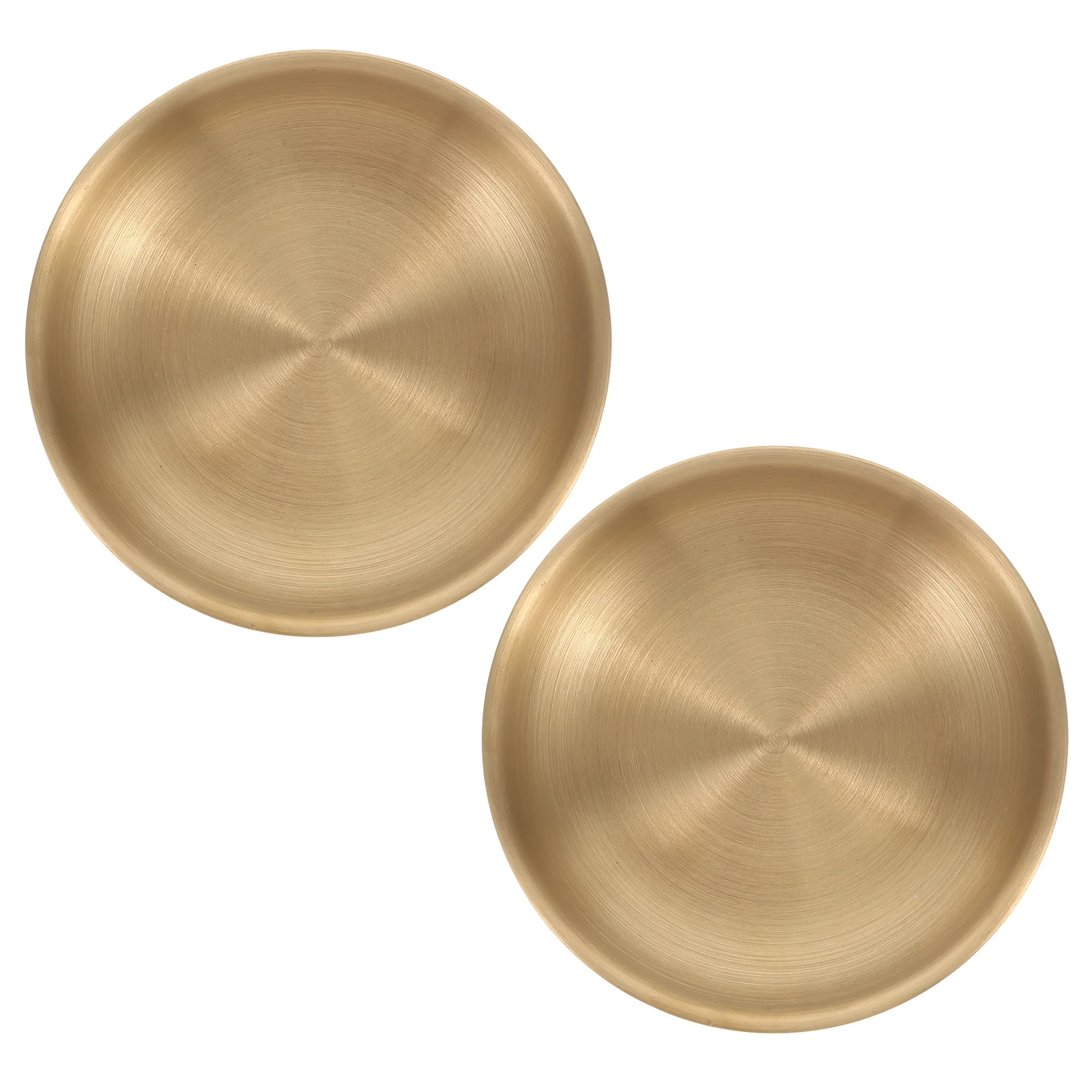 

2Pcs Stainless Steel Korean Sauce Dish Set Small Appetizer Serving Plates Portable Dipping Bowls for Home Restaurant Kitchen