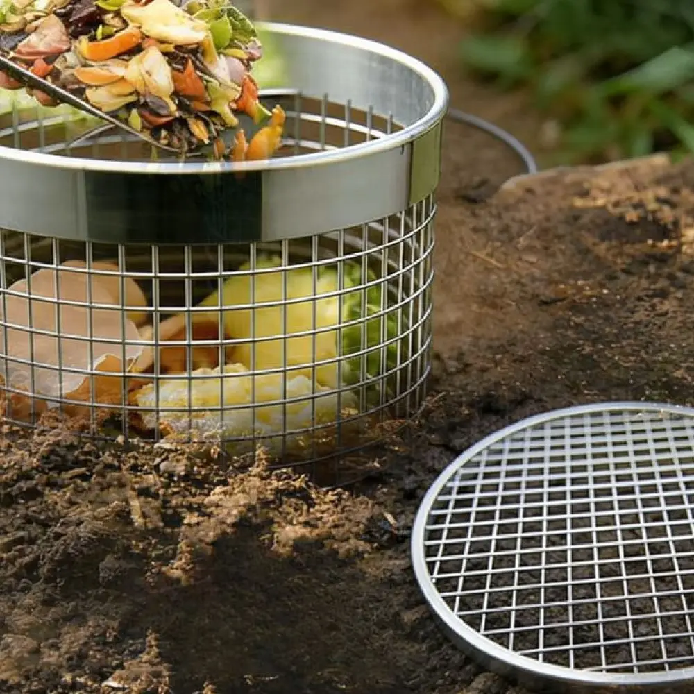 Heavy Duty Stainless Steel Garden Sieve Compost Screen Tool For Soil Filtration And Organic Waste Recycling Utility