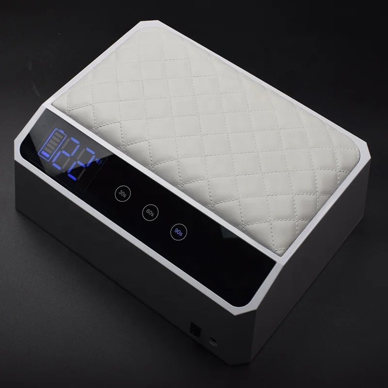 UV LED Nail Lamp 28800mAh Super Battery Capacity Rechargeable 2-in-1 Cordless Replaceable Hand Pillow