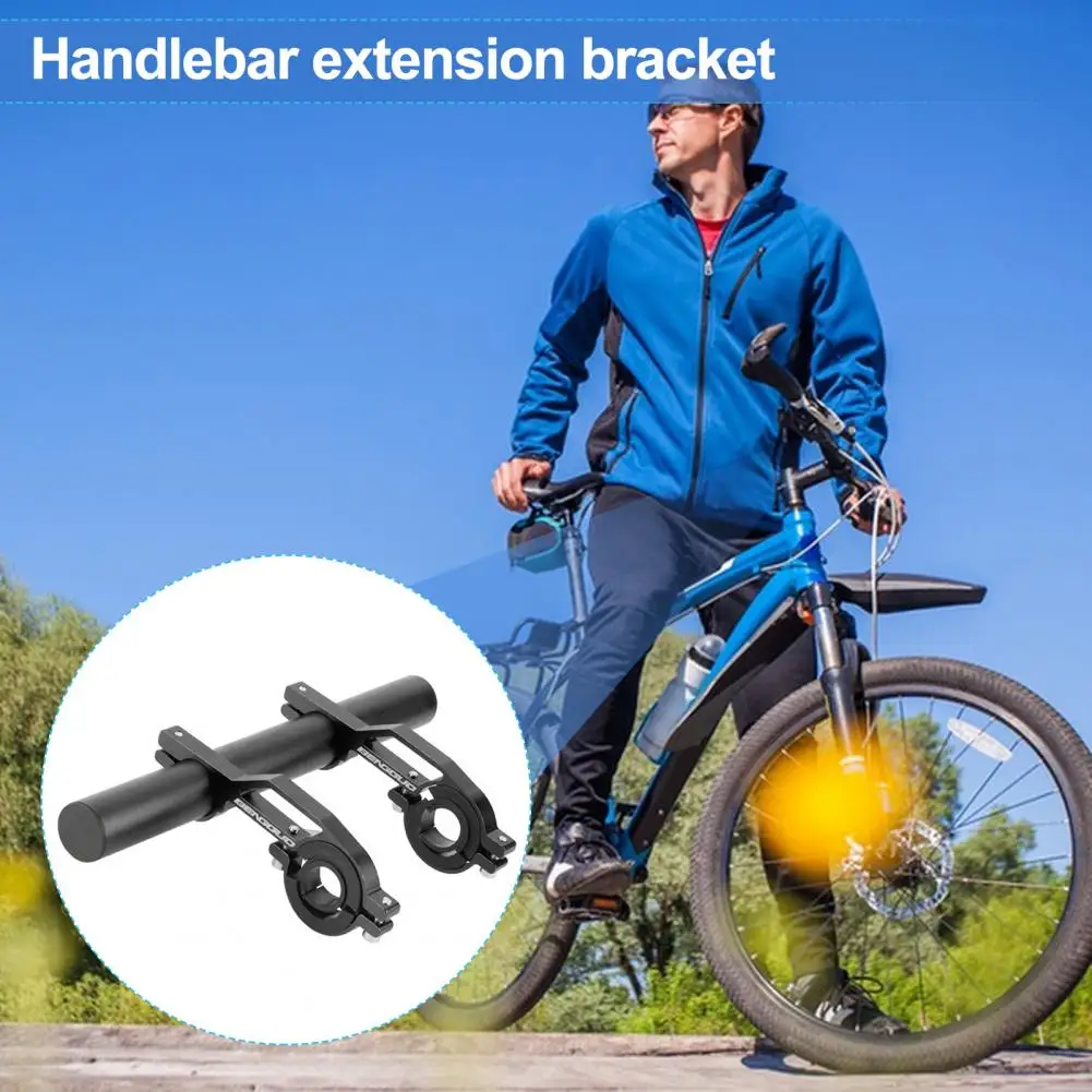 

Bike Handlebar Organizer Handlebar Extension Bracket Bicycle Handlebar Extender Bracket for Bike Light Phone Code Meter for Mtb