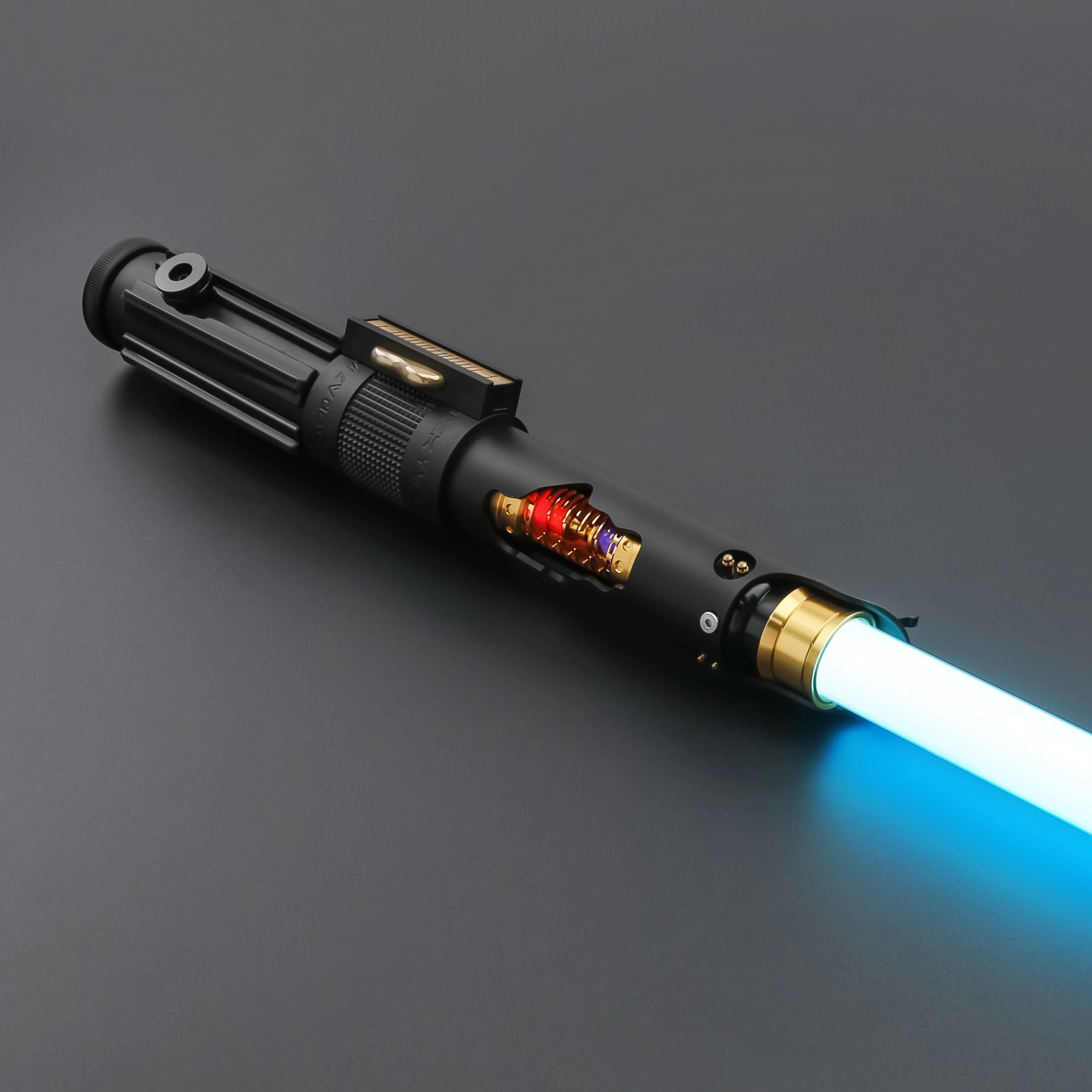 TXQSABER Lightsaber Knightfall Heavy Dueling Pixel Light sword Smooth Swing FOC Blaster Metal Hilt Lightsword for Adult Cosplay