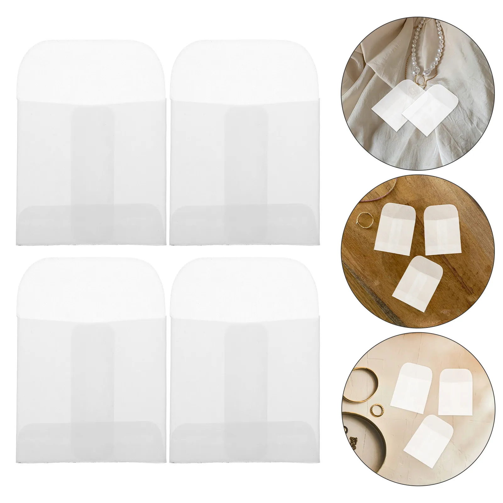 

50 шт. мини-конвертов-пакетиков для фотографий, монет, бирок, ювелирных изделий и мелких деталей, для организации хранения и упаковки