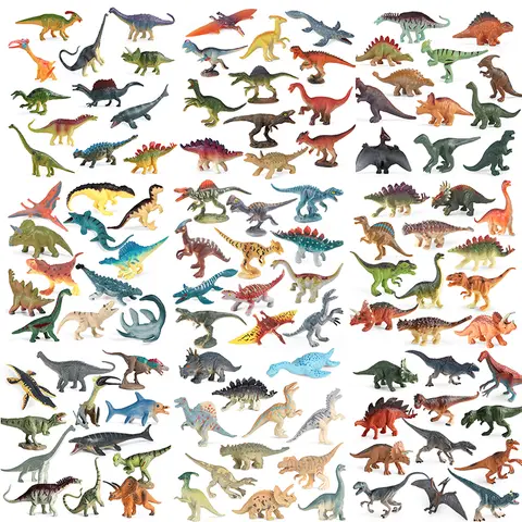 Oenux 12 pièces petit dinosaure jurassique ensemble Brinquedo t-rex Velociraptor Spinosaurus Mosasaur modèle figurine Collection enfant jouet