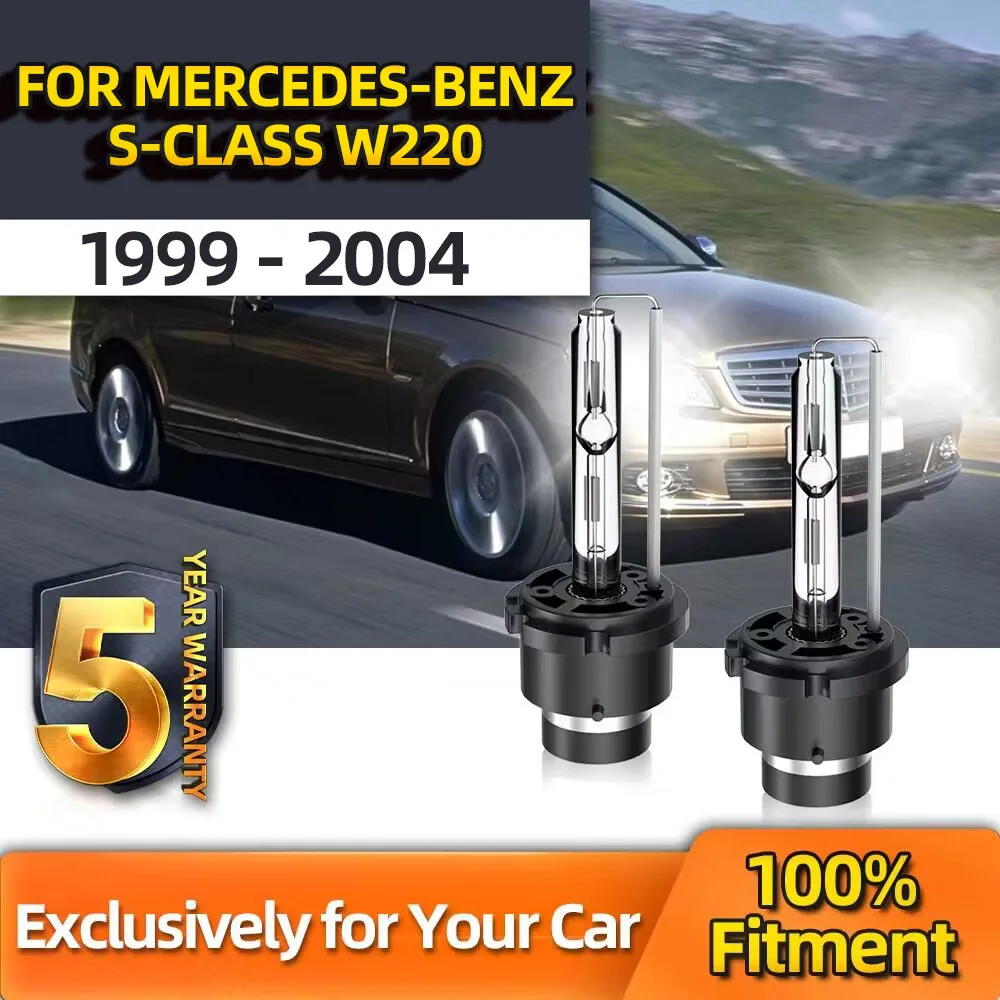 

Crossfox 2X Headlight Bulbs D2S Hid Automobile Headlamp For Mercedes-Benz S-Class W220 1999 2000 2001 2002 2003 2004