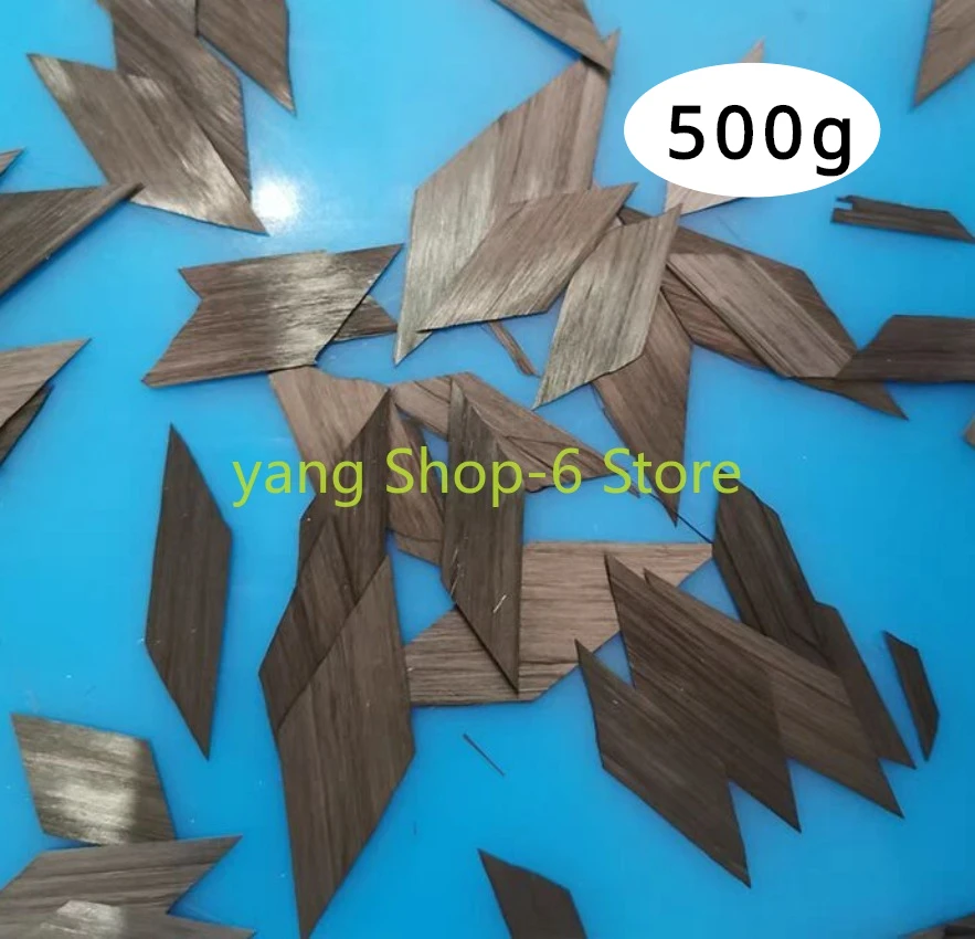 500 grams Carbon Fiber Chopped Wire Forged Cut Short Fibre Filament Diamond Shaped Flake