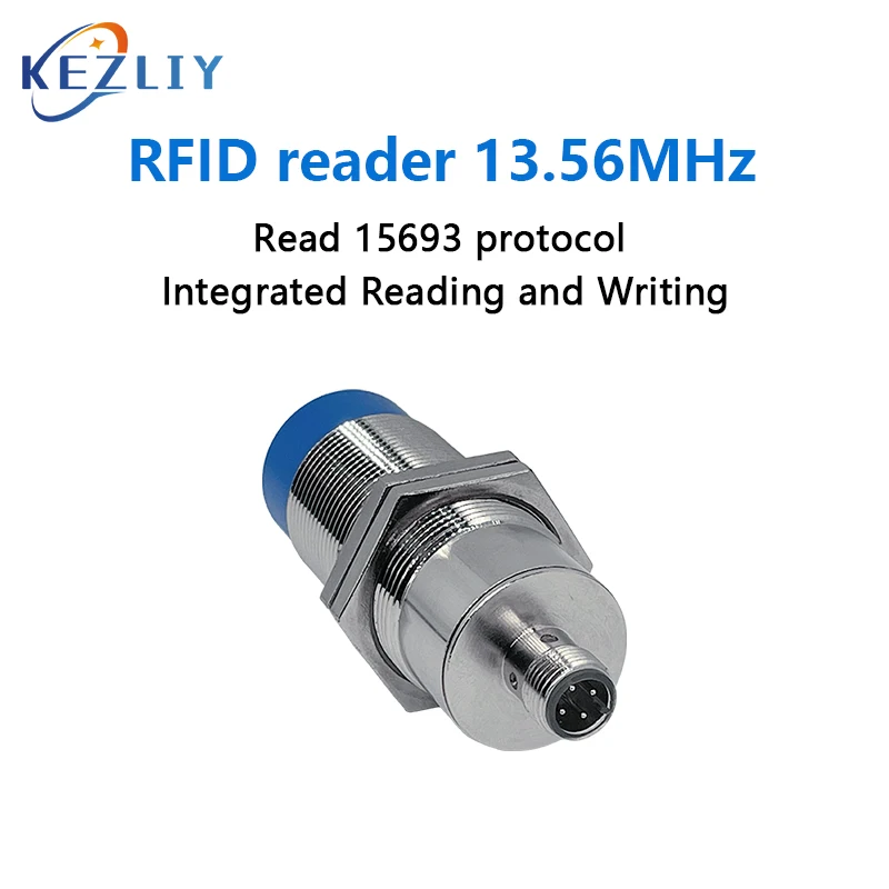 13.56MHz industrial RFID reader/writer modbus485 protocol is used for AGV to read position information or production line