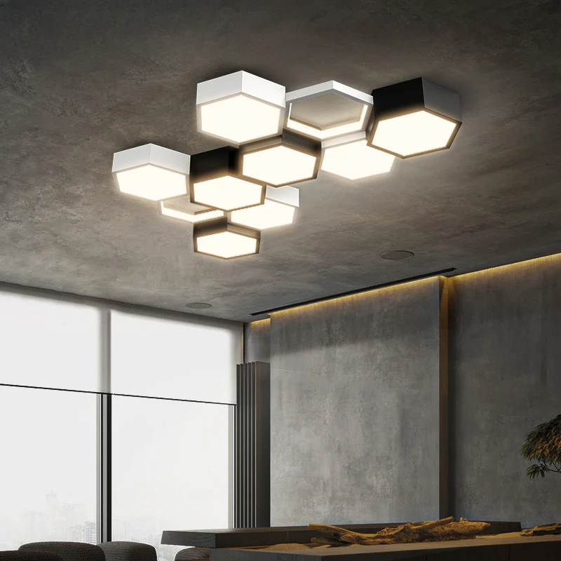 Ultrathin Triangle Ceiling Lights lamps for living room bedroom lustres de sala home Dec LED Chandelier ceiling