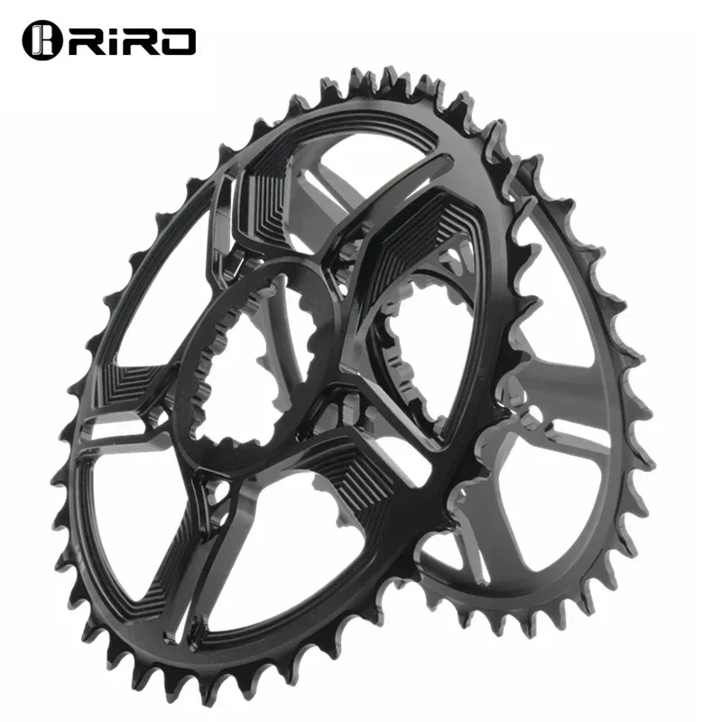 RIRO Bicycle 3 nails Ultralight Hollow 32/34/36T Wide Narrow Teeth Chainwheel Crankset Crown for 9/10/11/12S NX XX Single Disc