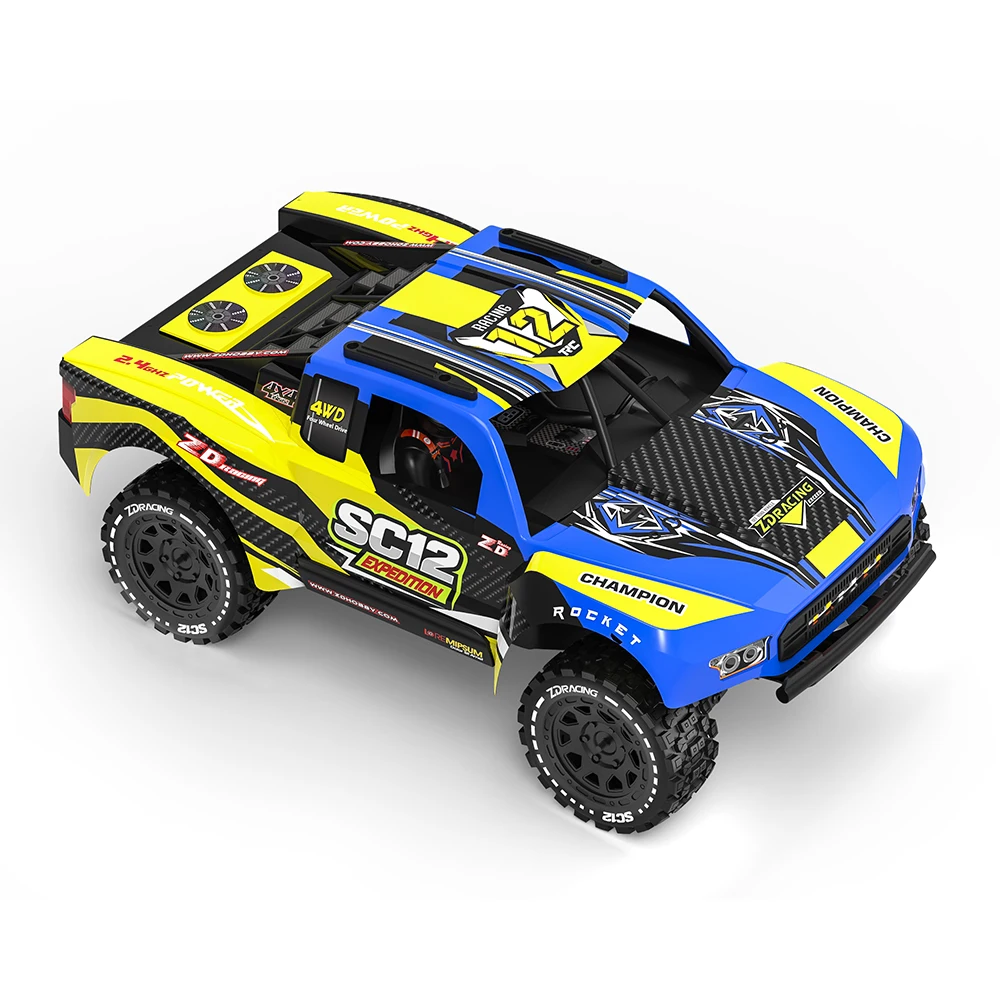 9IMOD SC12 1/12 4WD Brushless RC Short Course Truck RTR High Speed Off Road Aluminum Chassis LED Light All Terrain