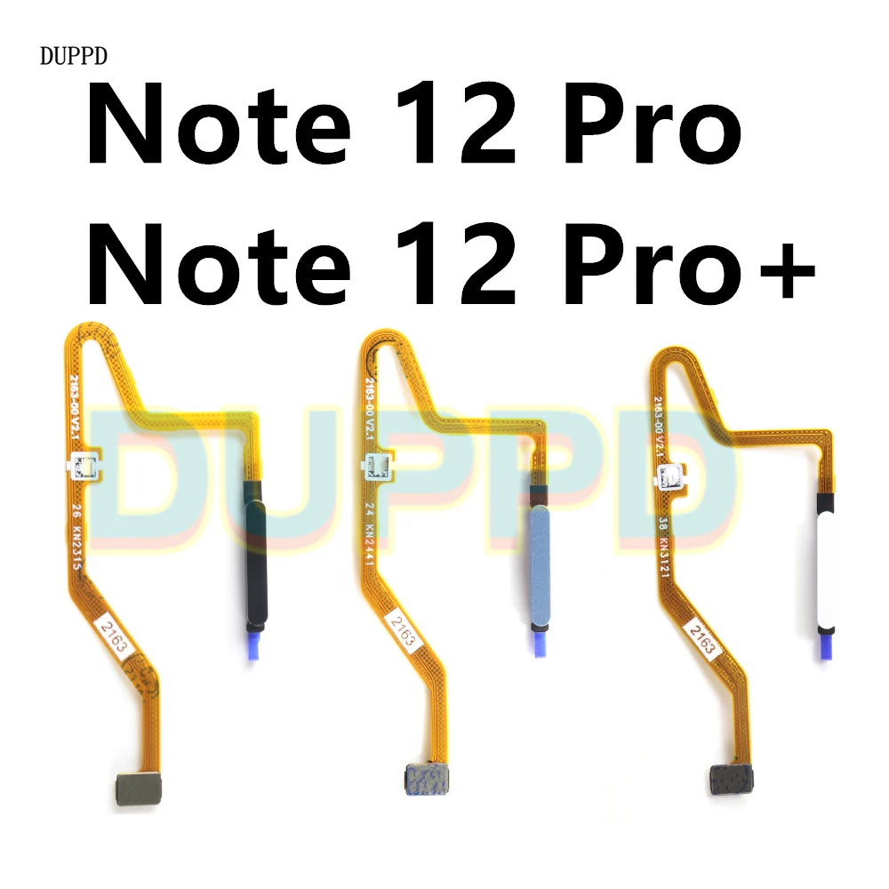 

Сканер отпечатков пальцев для Xiaomi Redmi Note 12 Pro Plus 5G12Pro, идентификационная кнопка «Домой», меню отпечатков пальцев, датчик возврата, гибкий кабель