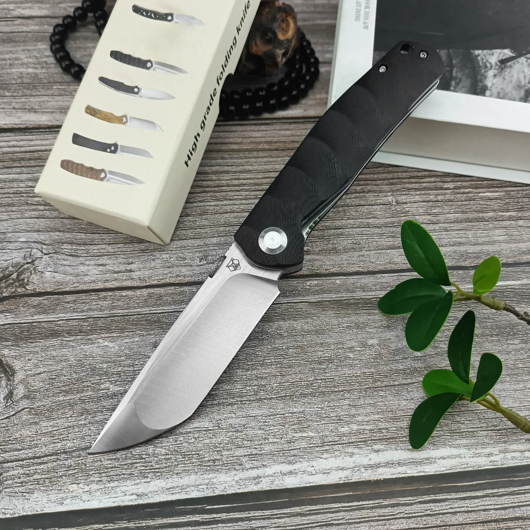 Bear Head -DIY personality handy mini knife Outdoor survival hunting knife Folding knife Diving hobby sharp fruit knife