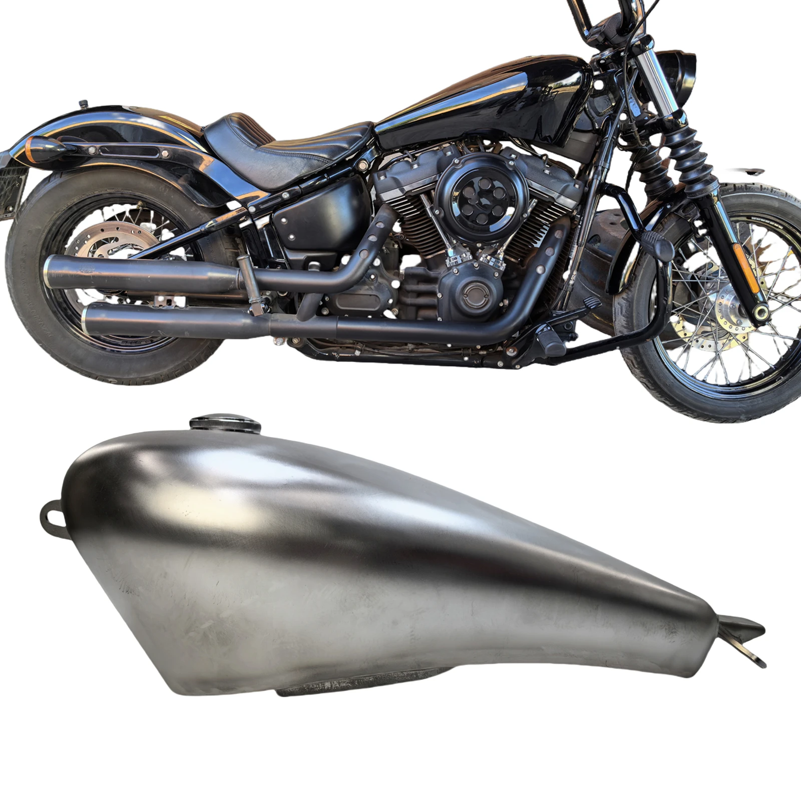 14L / 15L Motocyklowy zbiornik paliwa na benzynę do Harley Davidson Softail 2018-2024