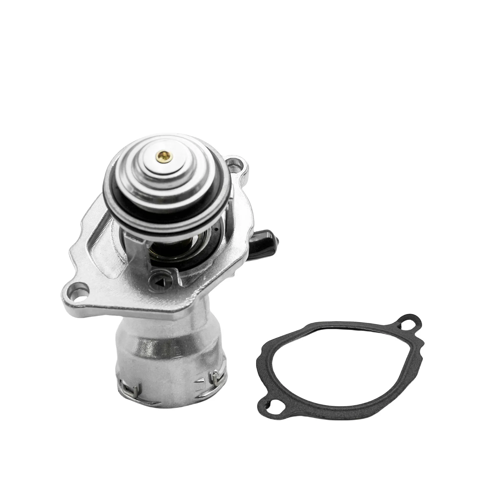 

ZOOMKEY Thermostat & Sensor & Gasket Fits for Mercedes Benz C300 E350 2722000415 4834 100D, 272 200 04 15, 2722000415