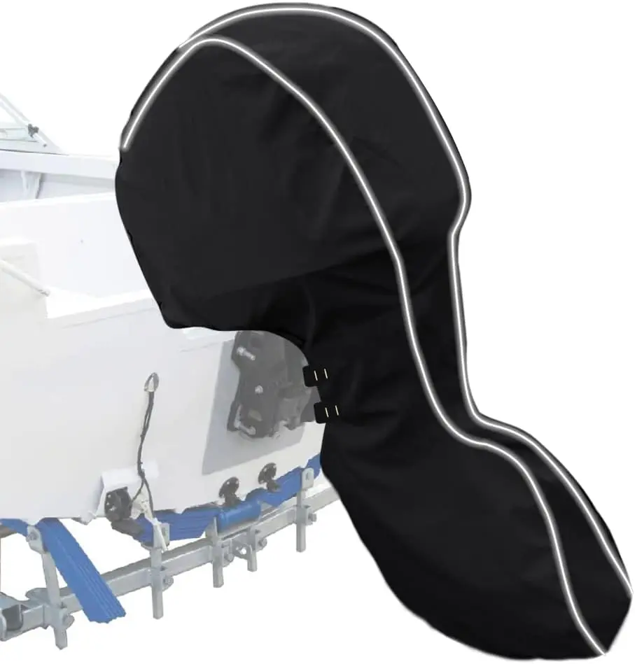 

Waterproof UV-anti Marine Outboard Cover Boat Motor Engine Cover With 600D Heavy Duty Oxford Fabric Outboard Motor Cover