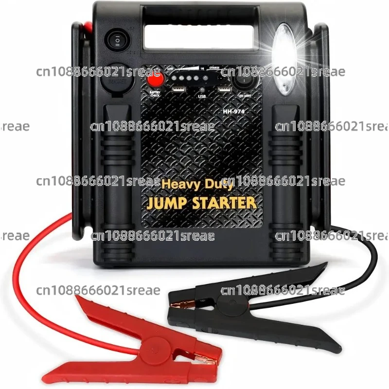 Со светодиодной подсветкой для грузовика 24 В, портативный автомобильный стартер емкостью 40000 мАч, высокая мощность, стартер 12 В/24 В