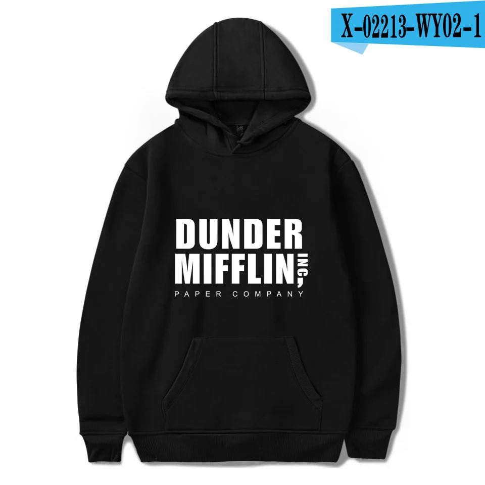 New Dunder Mifflin Unisex Hoodies Women Funny High Graphic Streetwear Spring/Autumn Dunder Mifflin Fashion Women Sweatshirts 