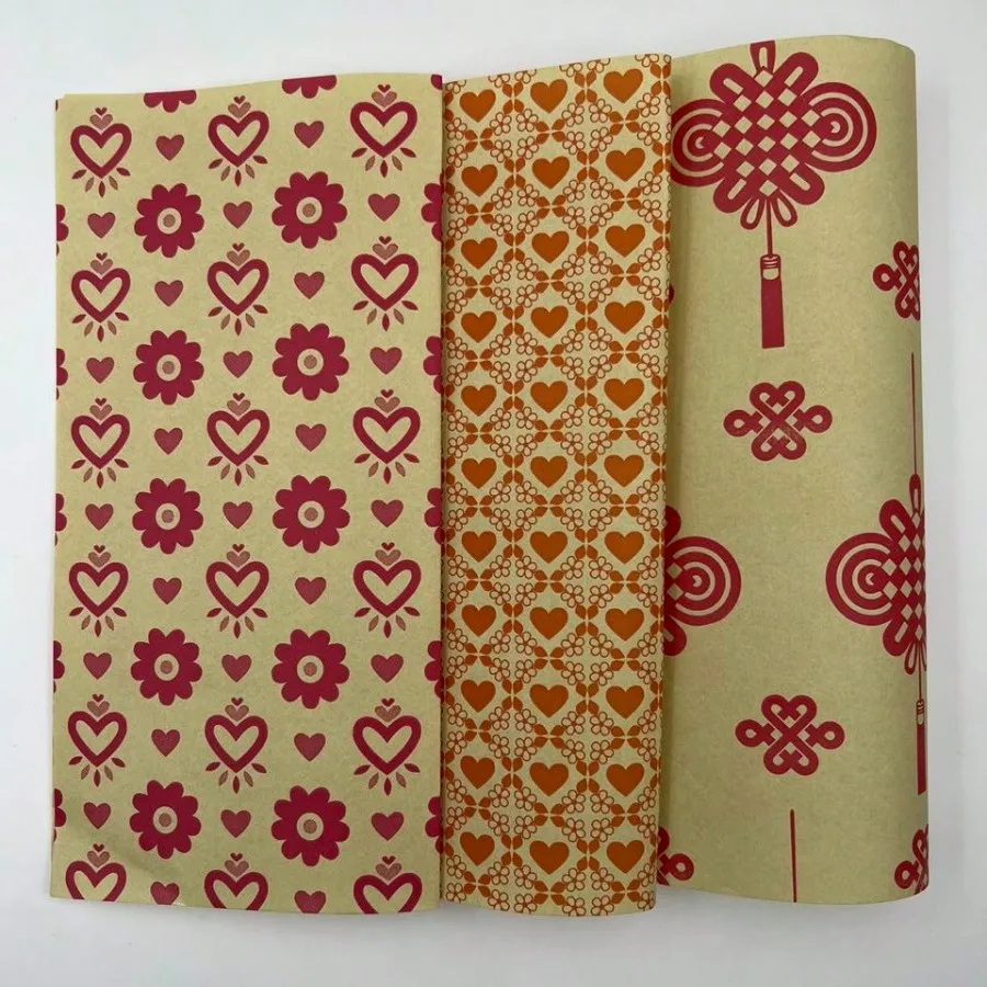 100pcs Printed Parchment Paper(18X18cm), Oil-Proof And Non-Stick, Ideal For Cooking And Baking Air Fryer Kitchen