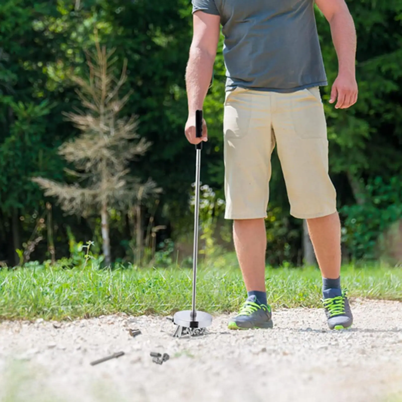 تلسكوبي مكنسة مغناطيسية مقبض مريح المحمولة يده مسامير أجزاء مكنسة للمرآب ورش العمل المسامير مسامير المروج