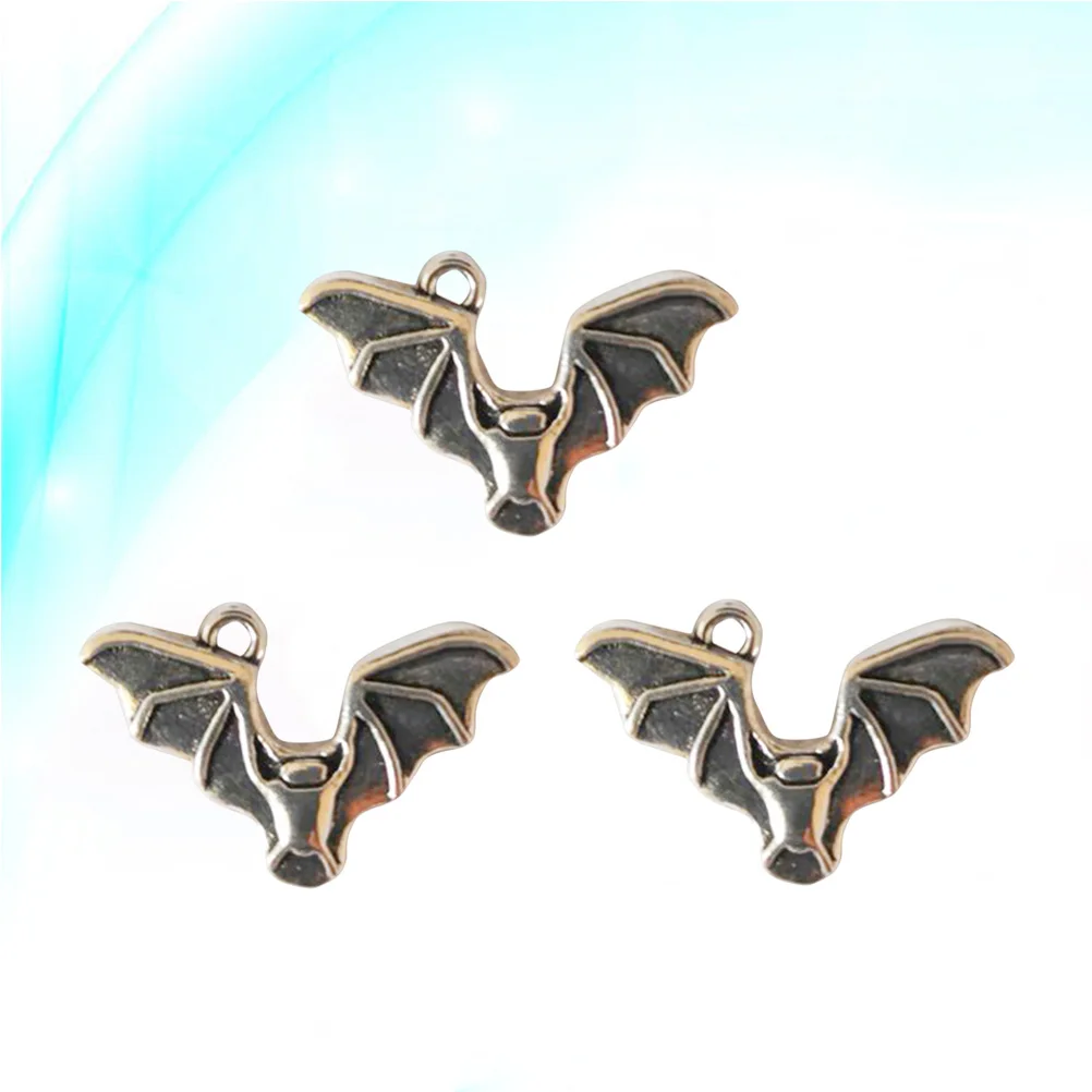 

70pc Bat Shape Pendants Necklace Stainless Steel Durable Mini Bats Pendents DIY Jewelry Alloy Accessories For Gifts