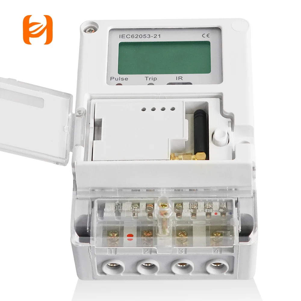 Wifi/Rs485/Lora/Gsm/Bidirectional/Nb-Iot Single Phase Energy Meter Smart Electricity Meter Electric