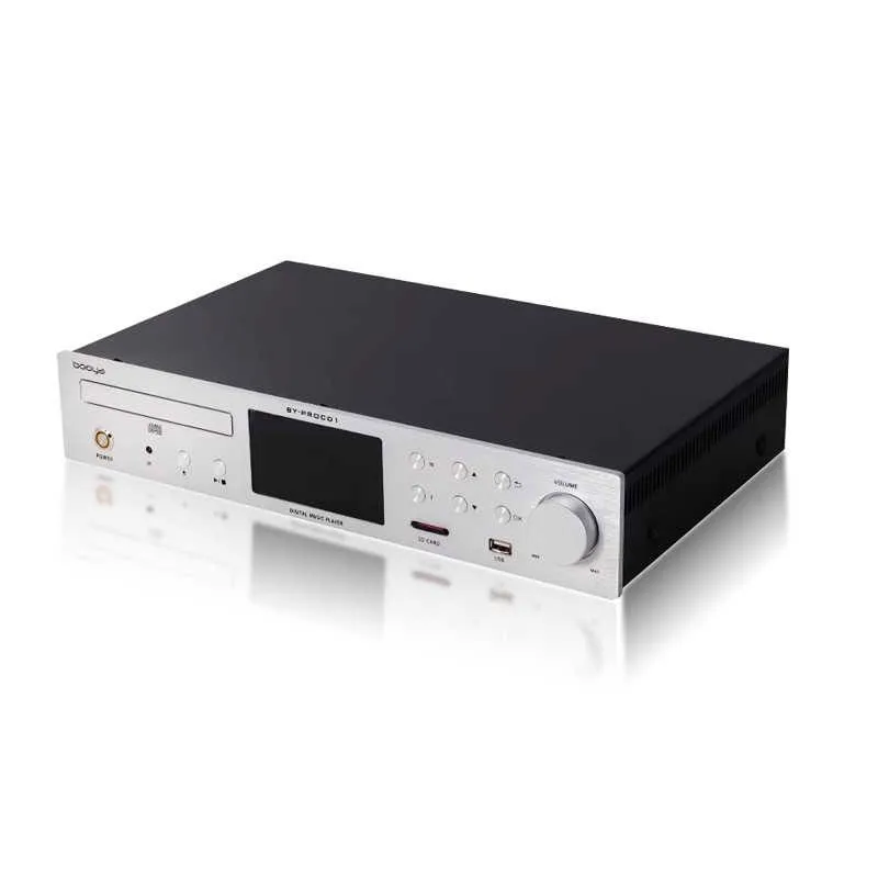 

HiFiAMP BY-PROCD1 HiFi CD Player Digital Broadcast 2xAK4493SEQ DAC Decoder with 4.6-inch Color Screen 220V