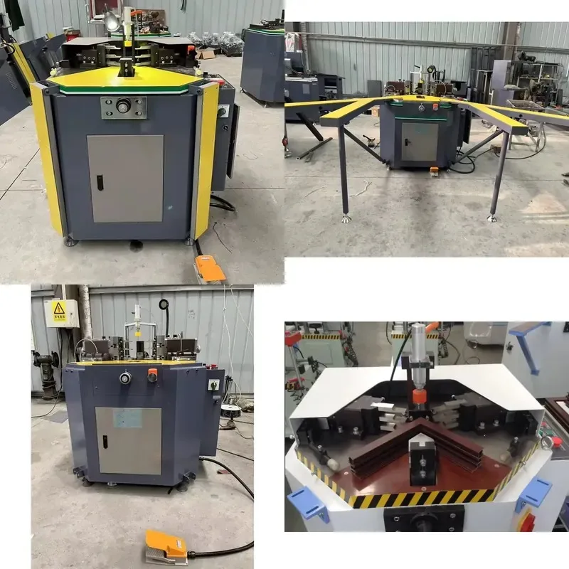 Aluminum Angle Press Hydraulic Crimping Punching Machine for Window Door Assembly Connector Forming Molding Tool