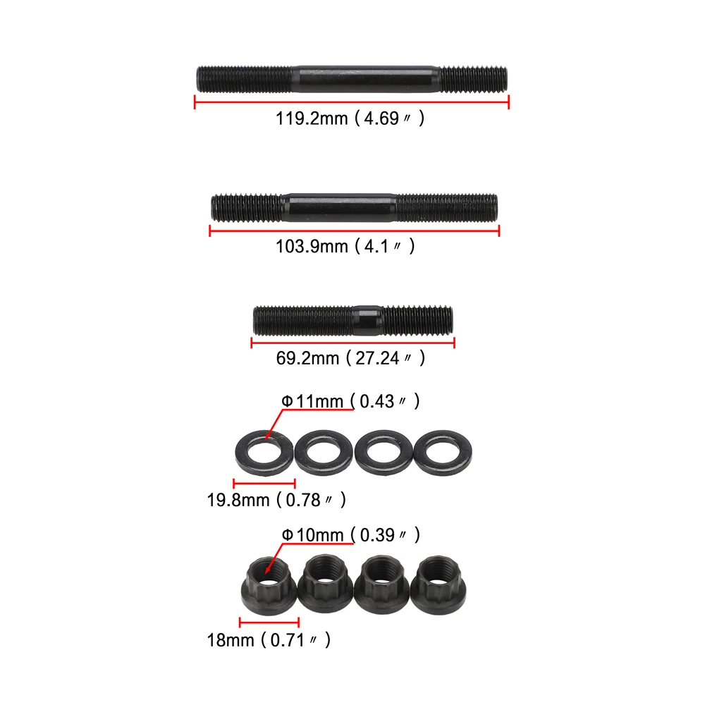 ARP 134-4001 PCE279.1001 Cylinder Head Stud Kit For Chevrolet For Chevy Small Block SBC 350 265 267 283 302 305 307 327 Engines