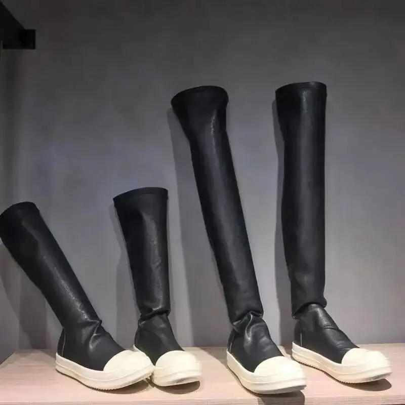 Owens Women's Boots Plus Size Casual Women's Boots Sexy Over the Knee Boots Casual Stretch Sneaker Boots Designer Shoes view 2