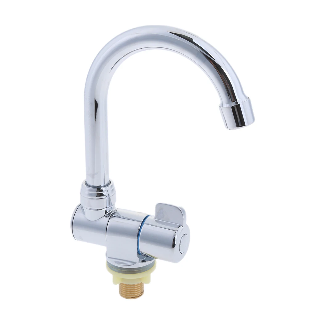 Alloy Marine 360 Degree Rotation Single Cold Water Faucet for Wash Basin