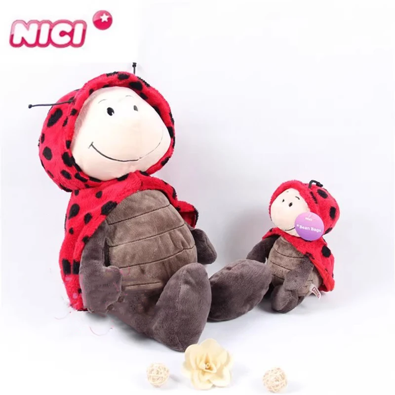 Peluche de Insecto Mariquita, Juguete de Peluche de Mariquita, Animal de Dibujos Animados de la Naturaleza Salvaje, Regalo de Cumpleaños para Niños y Niñas