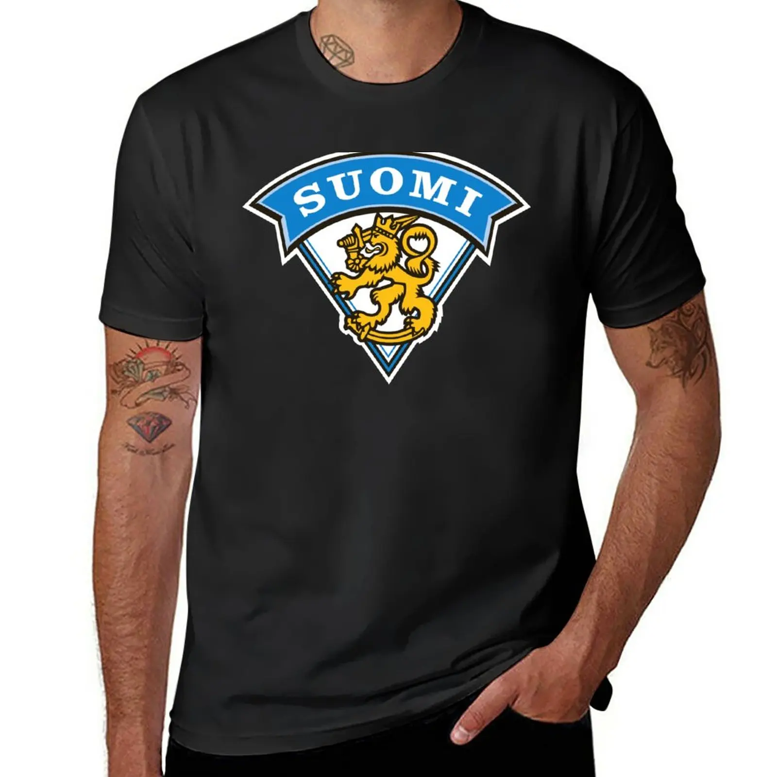 

New Finland national ice hockey T-Shirt oversized t shirt quick drying shirt sports fan t-shirts t shirt men