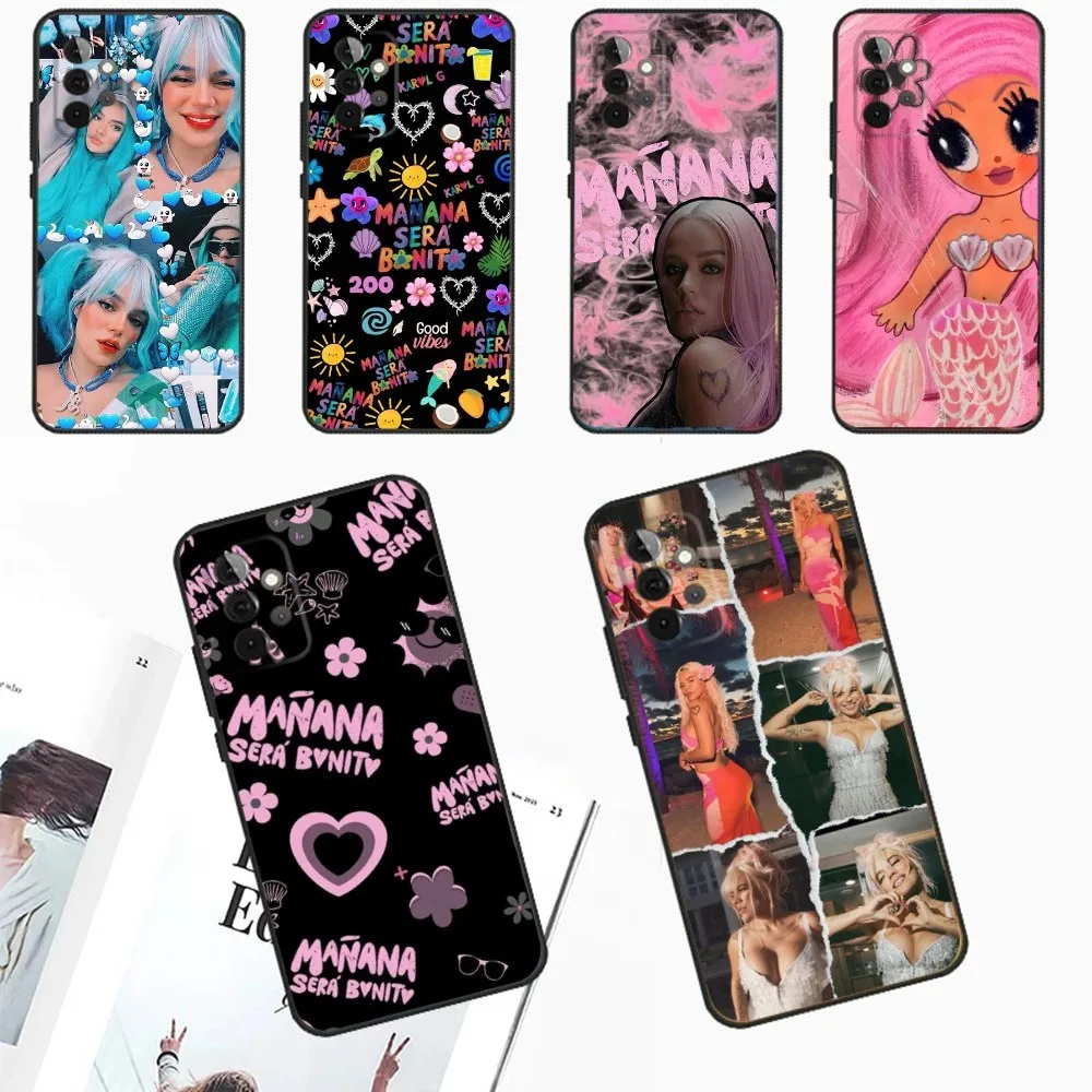 K-Karol G Singer Phone Case For Samsung Galaxy A13,A21s,A22,A31,A32,A52,A53,A71,A80,A91 Soft Black Phone Cover