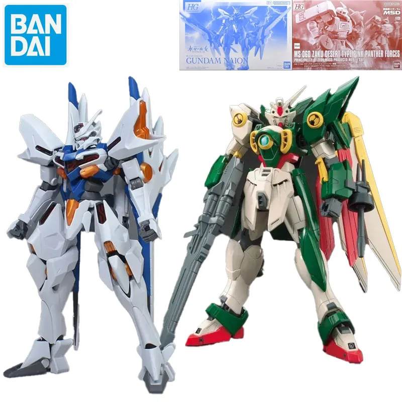 

Bandai HG 1/144 Gundam Naion Action Figures Mobile Suit Gundam the Witch from Mercury Plastic Model Kit Original Box
