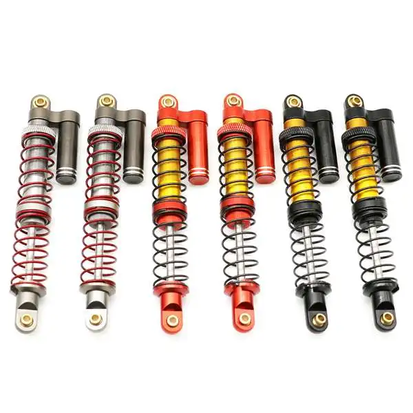 

COOL RACING 4PCS Oil Suspension Shock Absorber for TRX4 D90-Titanium