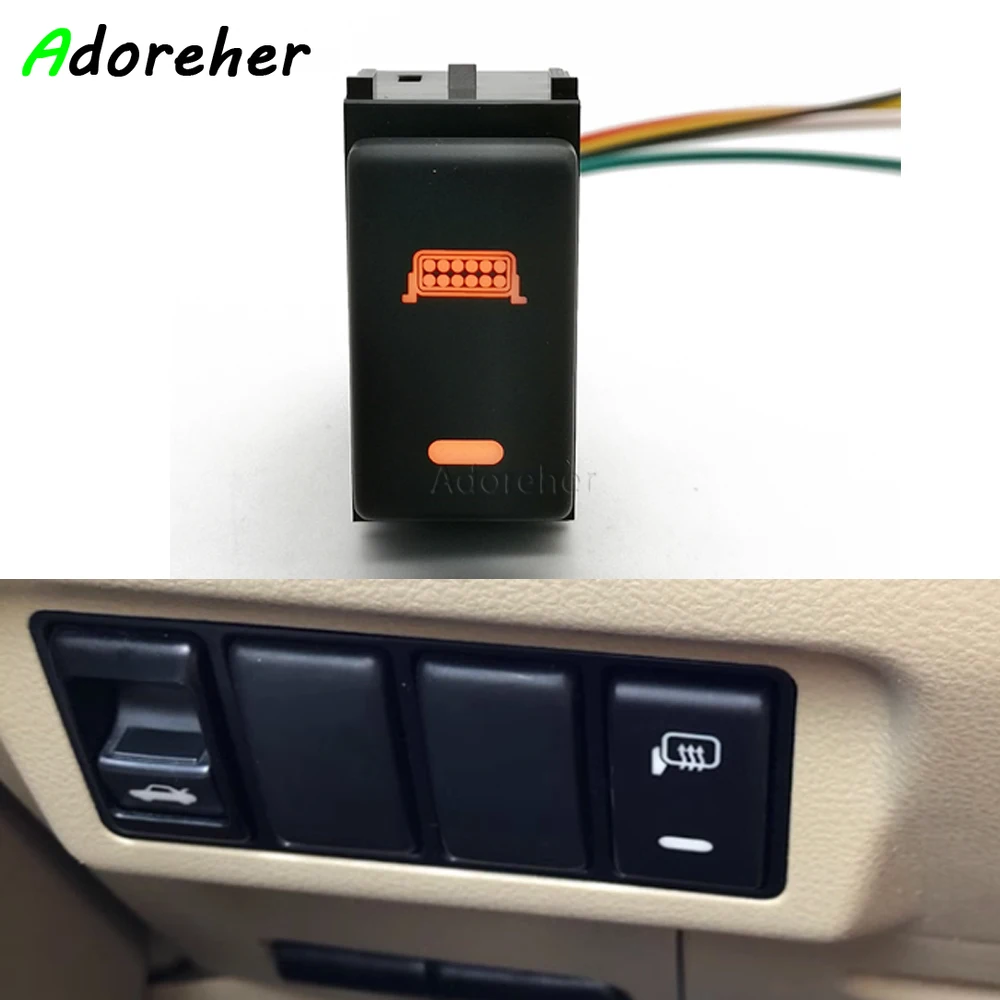 

Для Nissan Patrol Y62 Qhashqai 2008-2015 автомобильный автомобильный оранжевый светодиодный светильник дневного света, кнопка переключения лампы с проводом