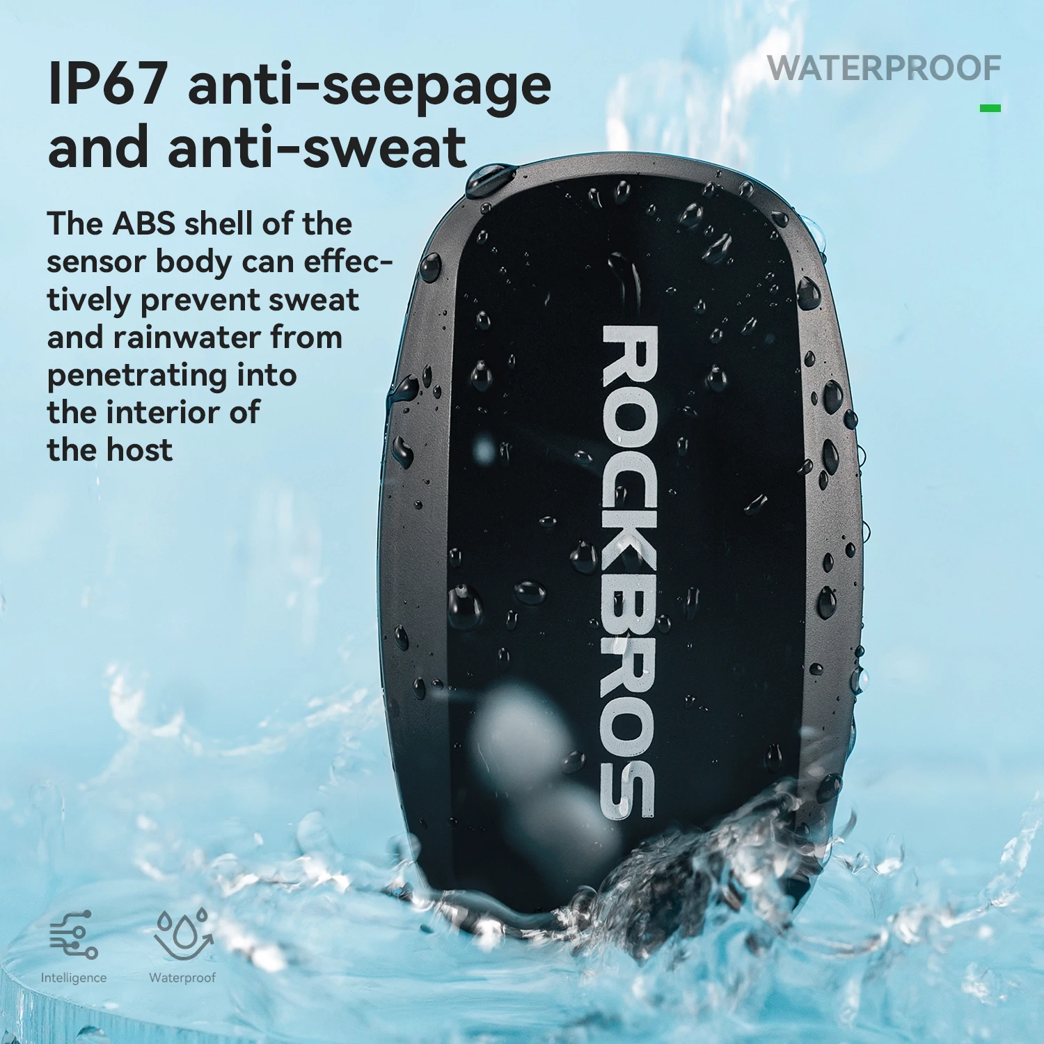 

ROCKBROS H812 Bluetooth4.0 ANT + датчик сердечного ритма 800H аккумулятор водонепроницаемый ремешок для измерения сердечного ритма для Garmin Wahoo Zwift