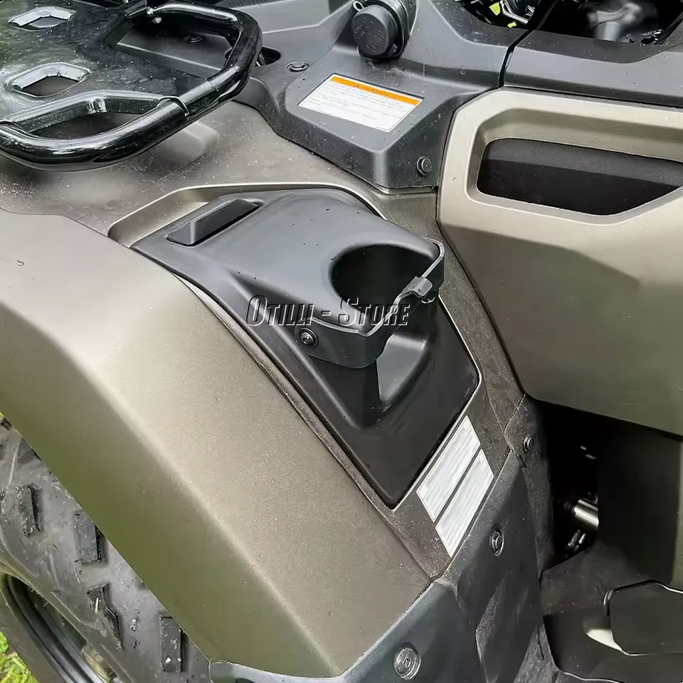 สําหรับ Honda Foreman และ Rubicon 2014-2025 Fender ถ้วยผู้ถือมัลติฟังก์ชั่น ATV อุปกรณ์เสริมเครื่องดื่มถ้วยน้ําผู้ถือขวด