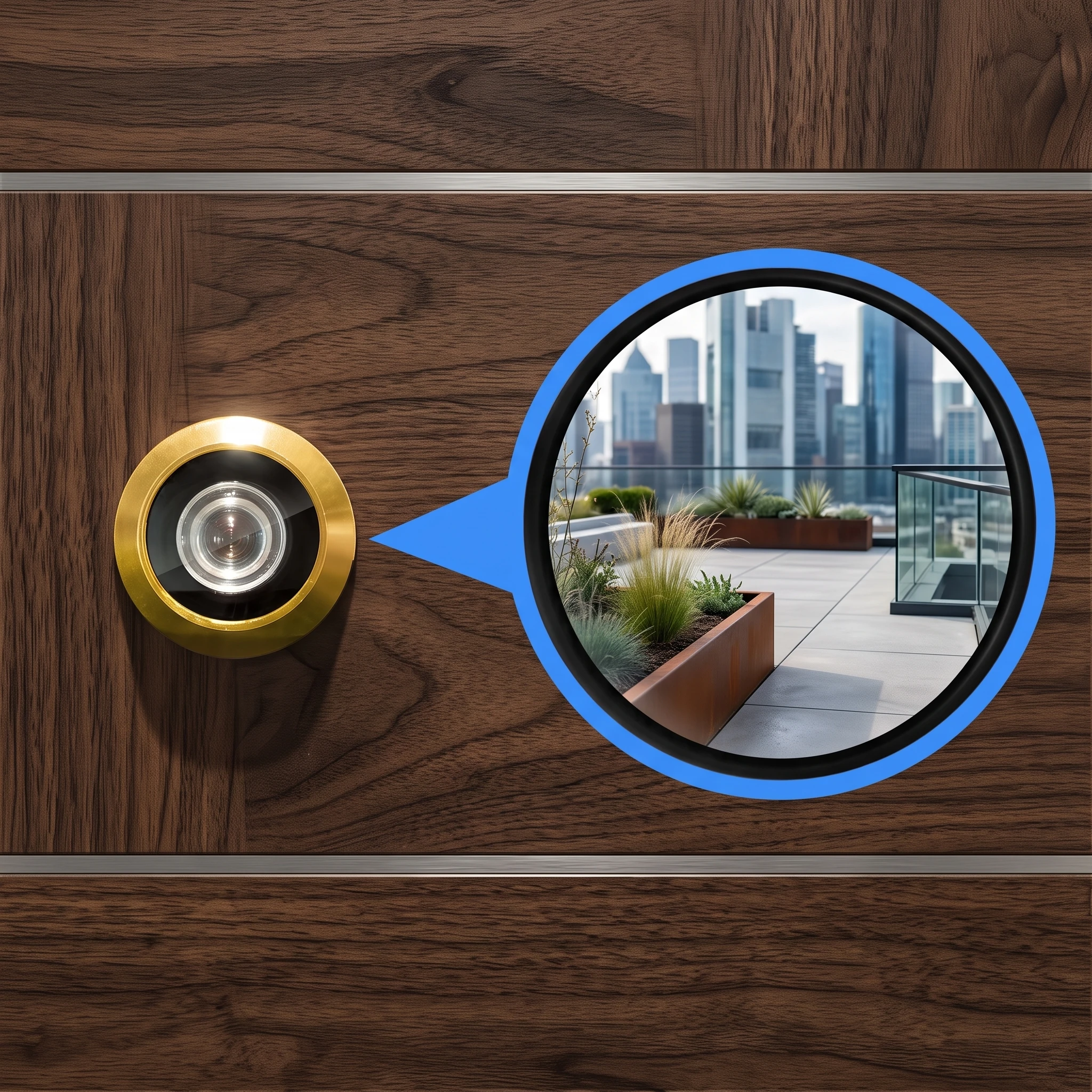 Home Security In My Area - Front Door Viewer Peephole, Zinc Alloy