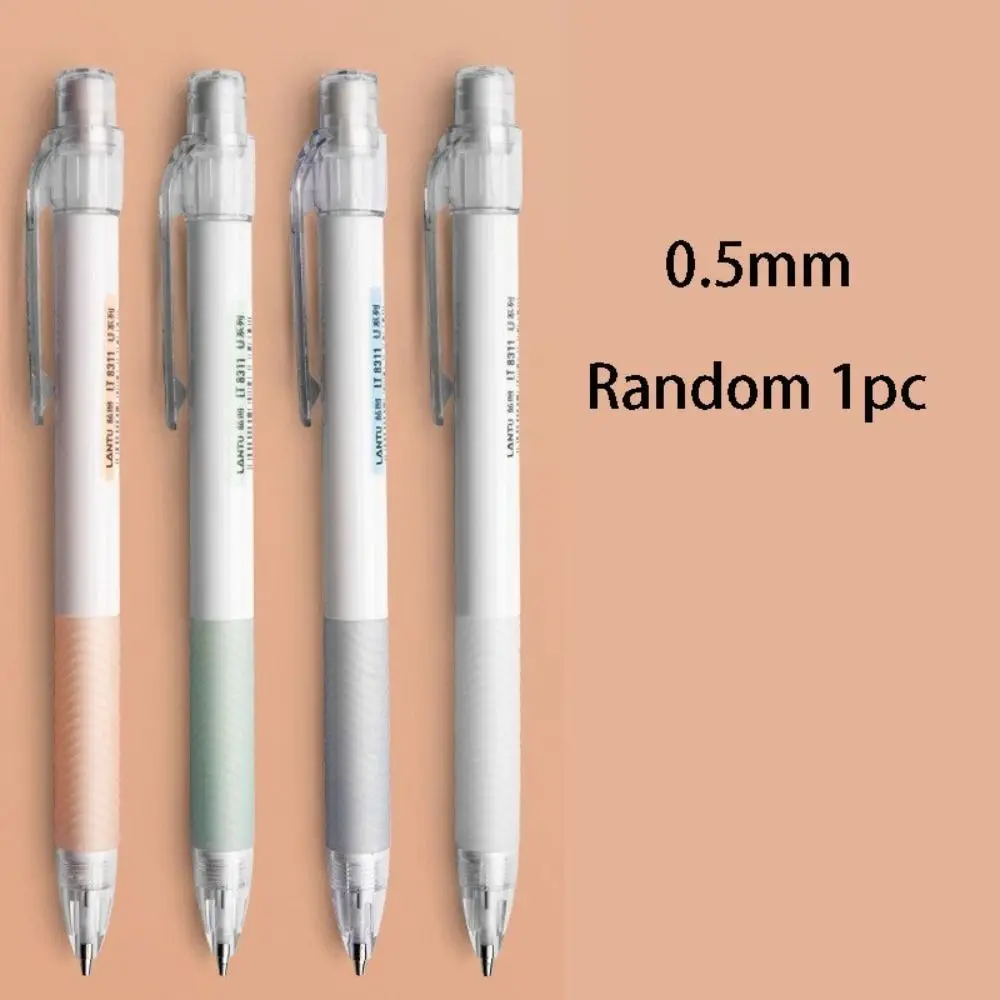 0.5/0.7MM Automatic Pencil Press Type Come With Eraser Movable Pencil Stationery Propelling Pencil Sketch Drawing Writing