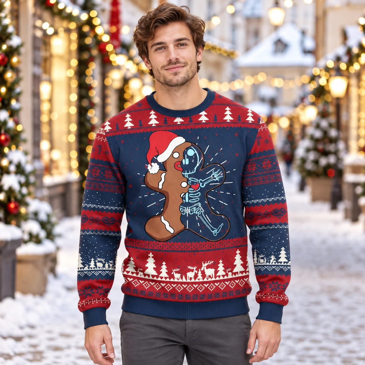 Nouveaux pulls de Noël à motifs professionnels inspirés du monde médical et dentaire, imprimés de Noël sur des pulls à col rond pour hommes, femmes et adultes