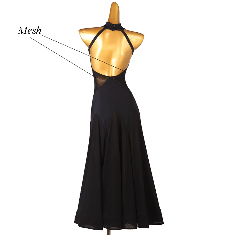 Vestido de baile de salón moderno, ropa estética, traje de escenario de Vals, vestidos de competición, Tango, Flamenco D1303 estándar, personalizado