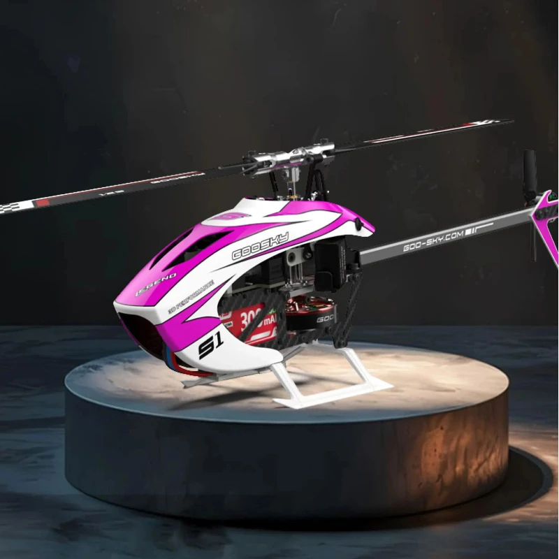 

Радиоуправляемый Goosky S1max Bnf/Rtf, 6 каналов, 3d трюк, двойной бесщеточный двигатель, двигатель с прямым приводом, безфлайбарный вертолет с прямым приводом, игрушки, подарки