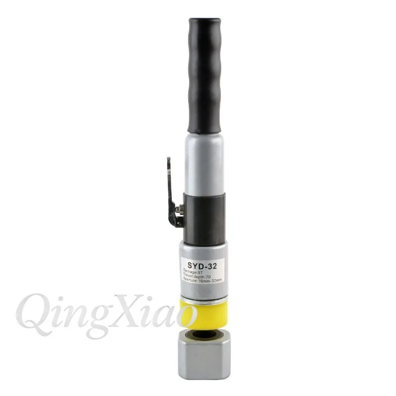 Integrated Hydraulic Hole Puncher 6T Output 70mm Throat Depth Drill Free Punching For Steel Bridge Cable Tray Electrical Box
