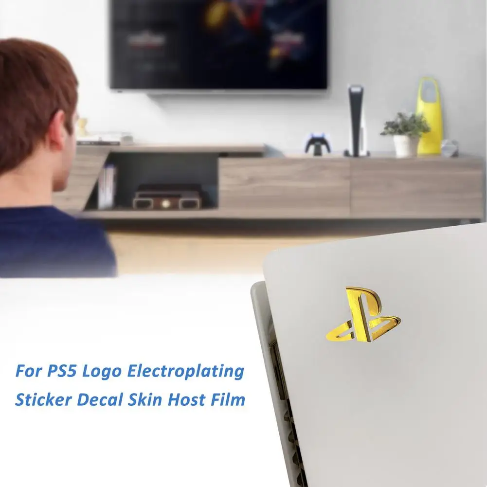 Bunte Schützende Haut Controller Abdeckung für Sony Playstation 5 PS5 Disk CD Fahrer/Digitale Konsole Logo Host Aufkleber Aufkleber flim