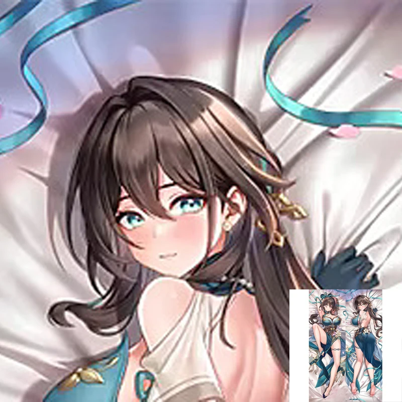 

Anime Pillow Cover Dakimakura Ruan Mei 2 Side Printed Hugging Body Pillowcase Cushion Cover Bedding Decor